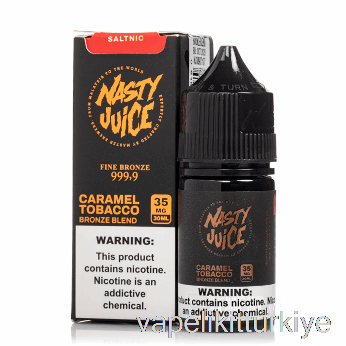Vape Türkiye Bronz Karışımı - Pis Tuz - 30ml 35mg